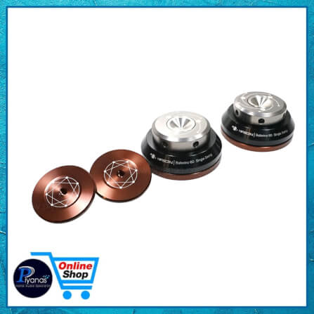 ฐานรองเครื่อง HIFISTAY : BALLERINO 60 SINGLE SWING (60 MM) SET OF 4 (BLACK/SILVER)_3